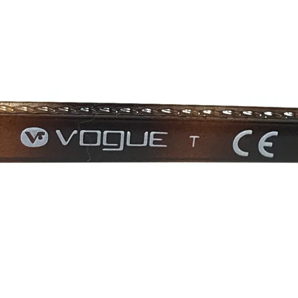 Vogue Eyeglasses Frames VO4088 997 Brown Tortoise Gold Cat Eye 52-18-140